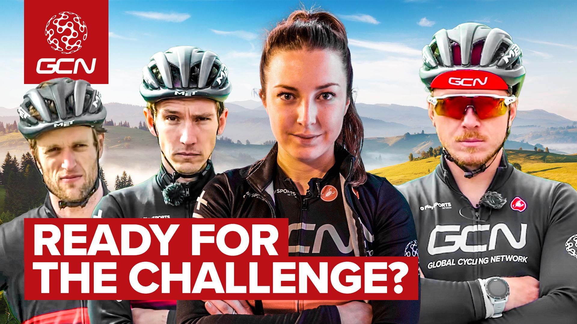 Ride with our GCN presenters during our 30 in 30 January fitness